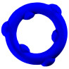 Oxballs Cockring Spinner 25 mm Bleu